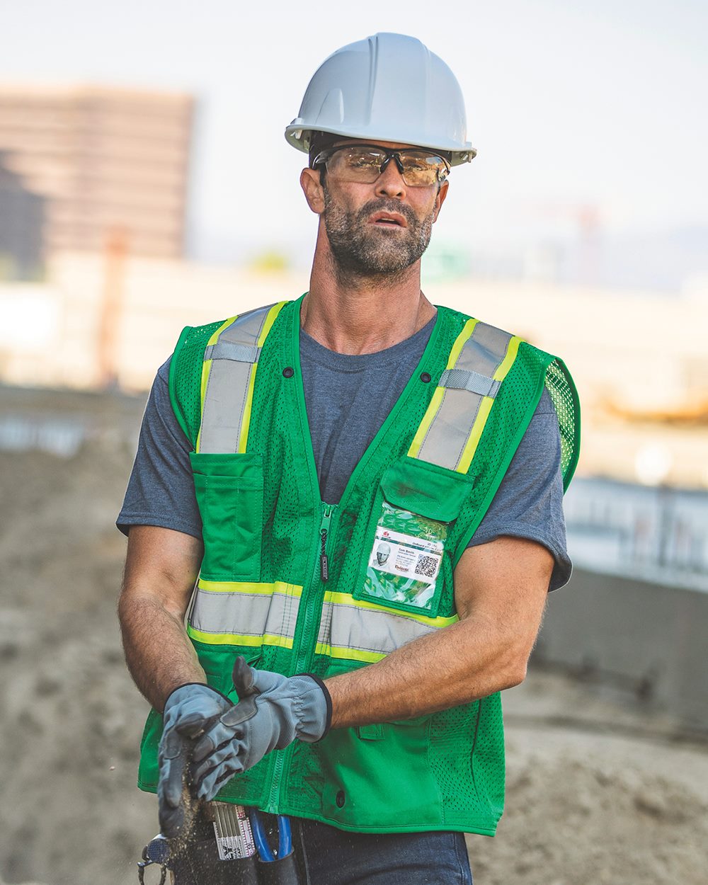 Kishigo Men's EV Series Enhanced Visibility Multi-Pocket Mesh Vest Mens Apparel Jackets & Vests