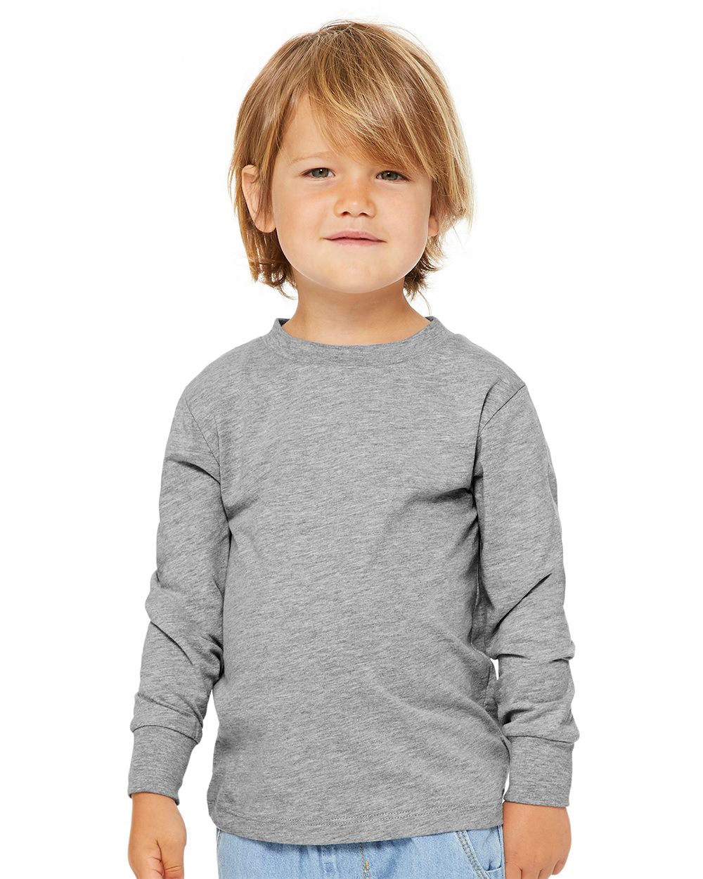 BELLA + CANVAS Toddler Jersey Long Sleeve Tee BC3501T Youth Apparel Infant & Toddler