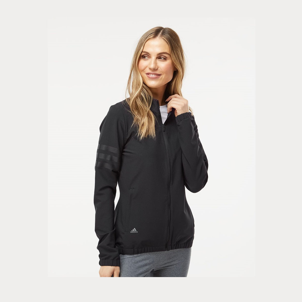 Adidas Women's 3-Stripes Full-Zip Jacket