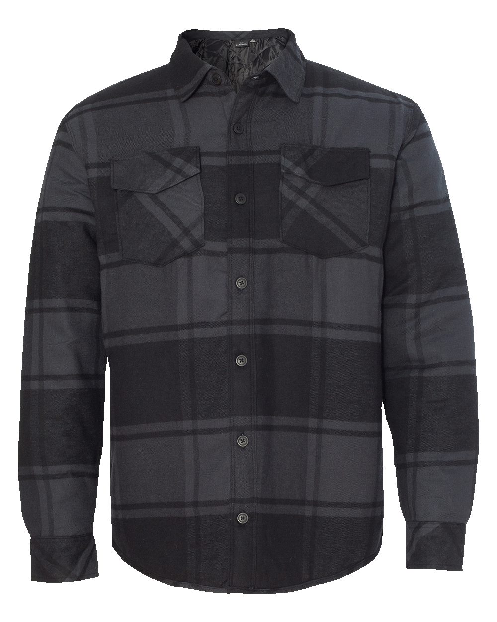 Burnside Quilted Flannel Jacket Mens Apparel Jackets & Vests