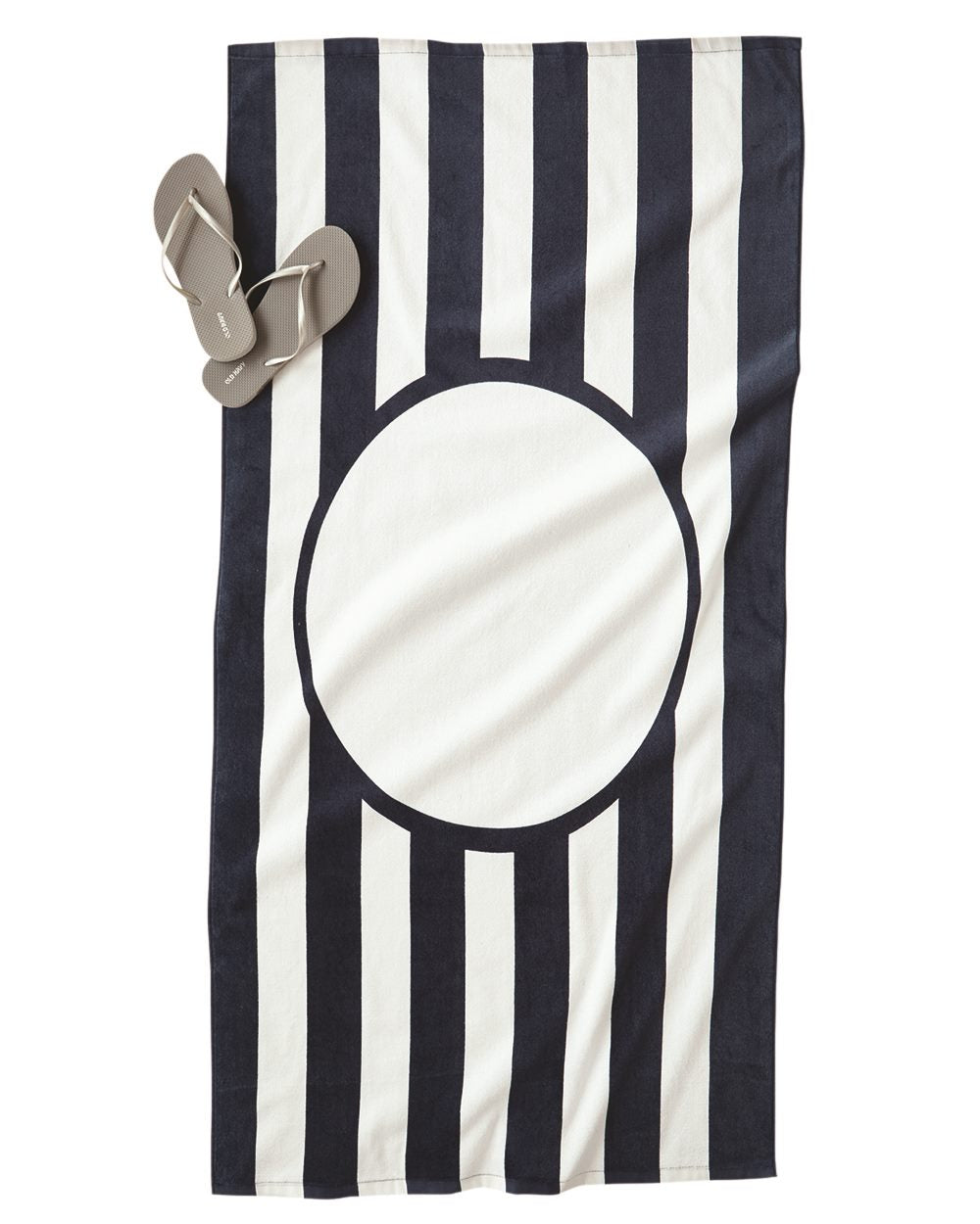 Carmel Towel Company Striped Beach Towel Unisex Accessories Robes & Towels