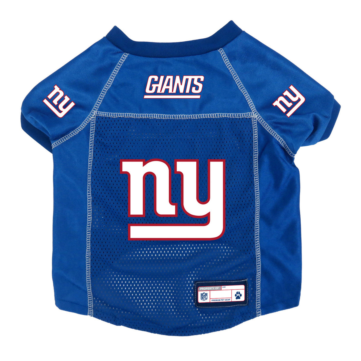Little Earth New York Giants Pet Jersey Size Medium Fan Gear NFL New York Giants
