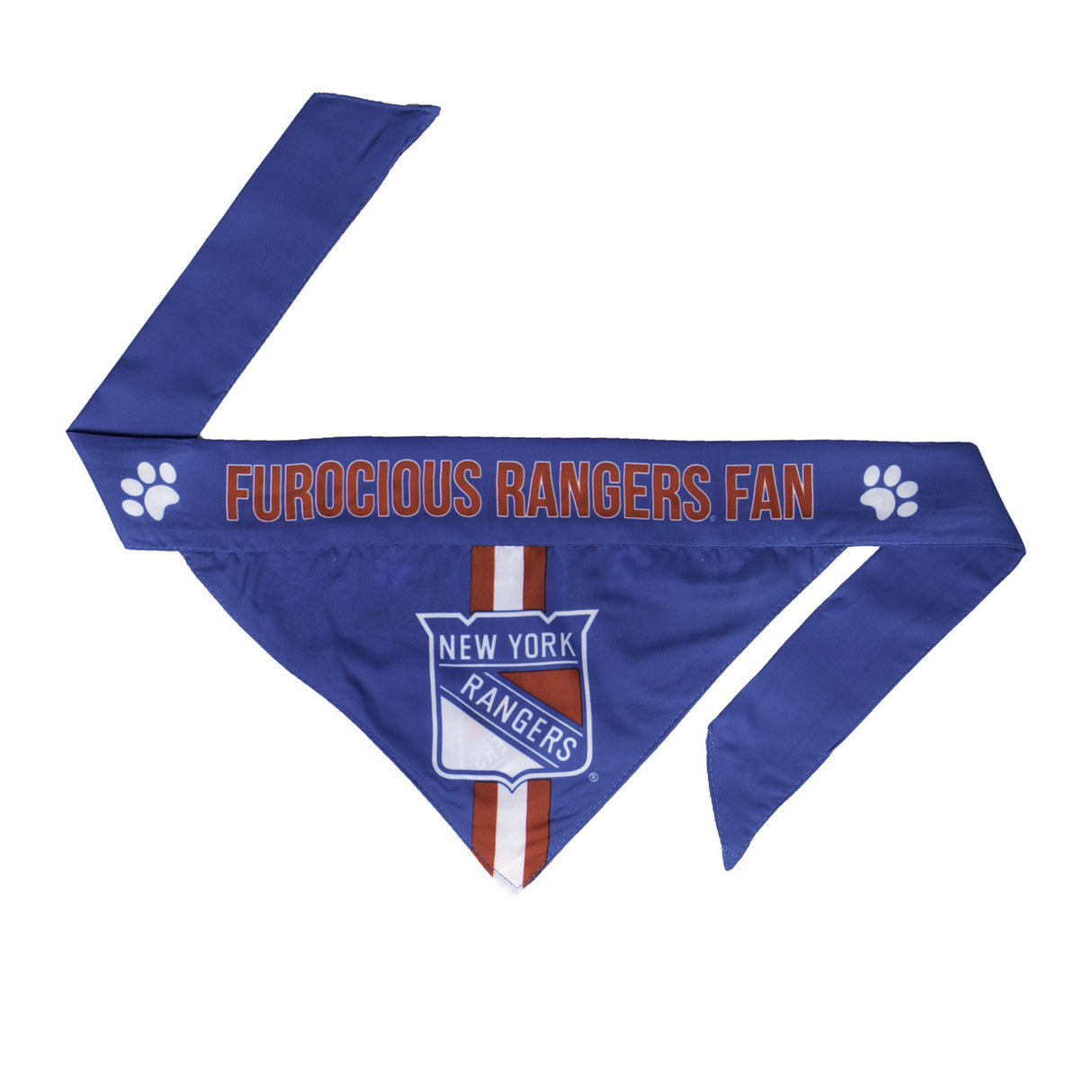 Little Earth New York Rangers Pet Bandanna Size XS - Special Order