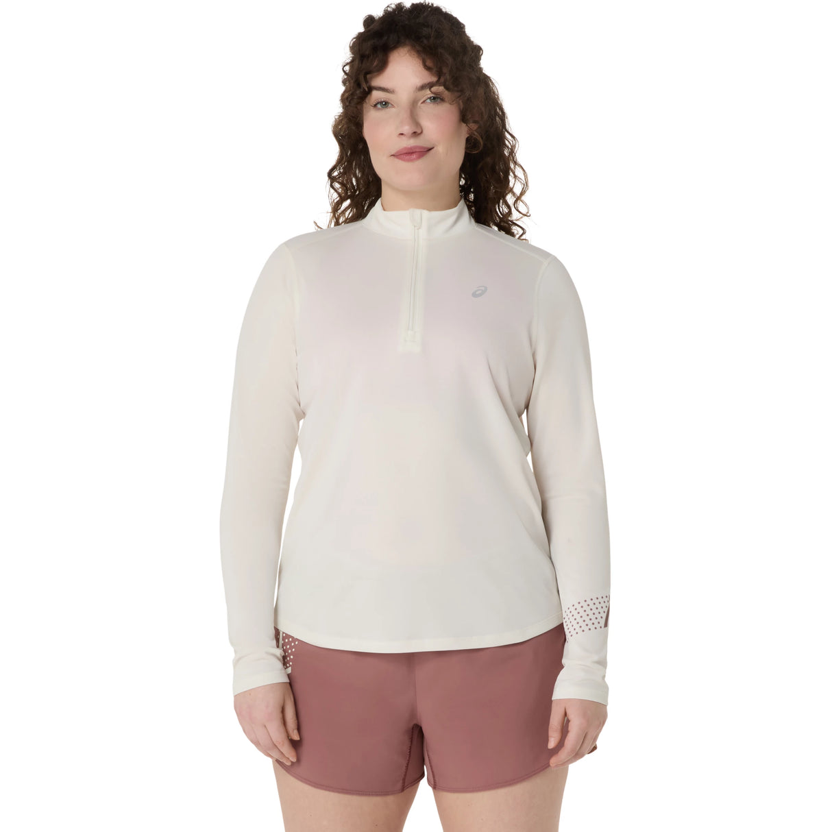 Asics Women's Icon 1/2 Zip Long Sleeve Top-1