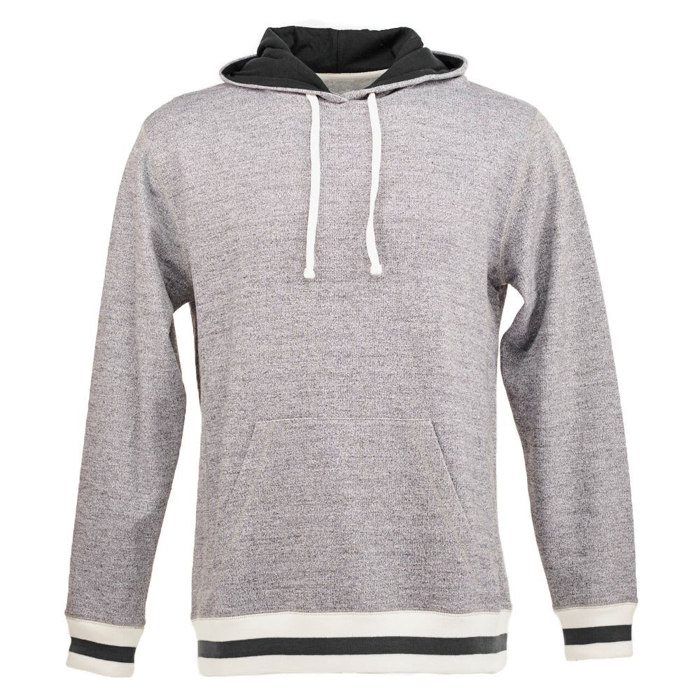 J. America Men's Peppered Fleece Hoodie 8701 Mens Apparel Sweatshirts & Fleece