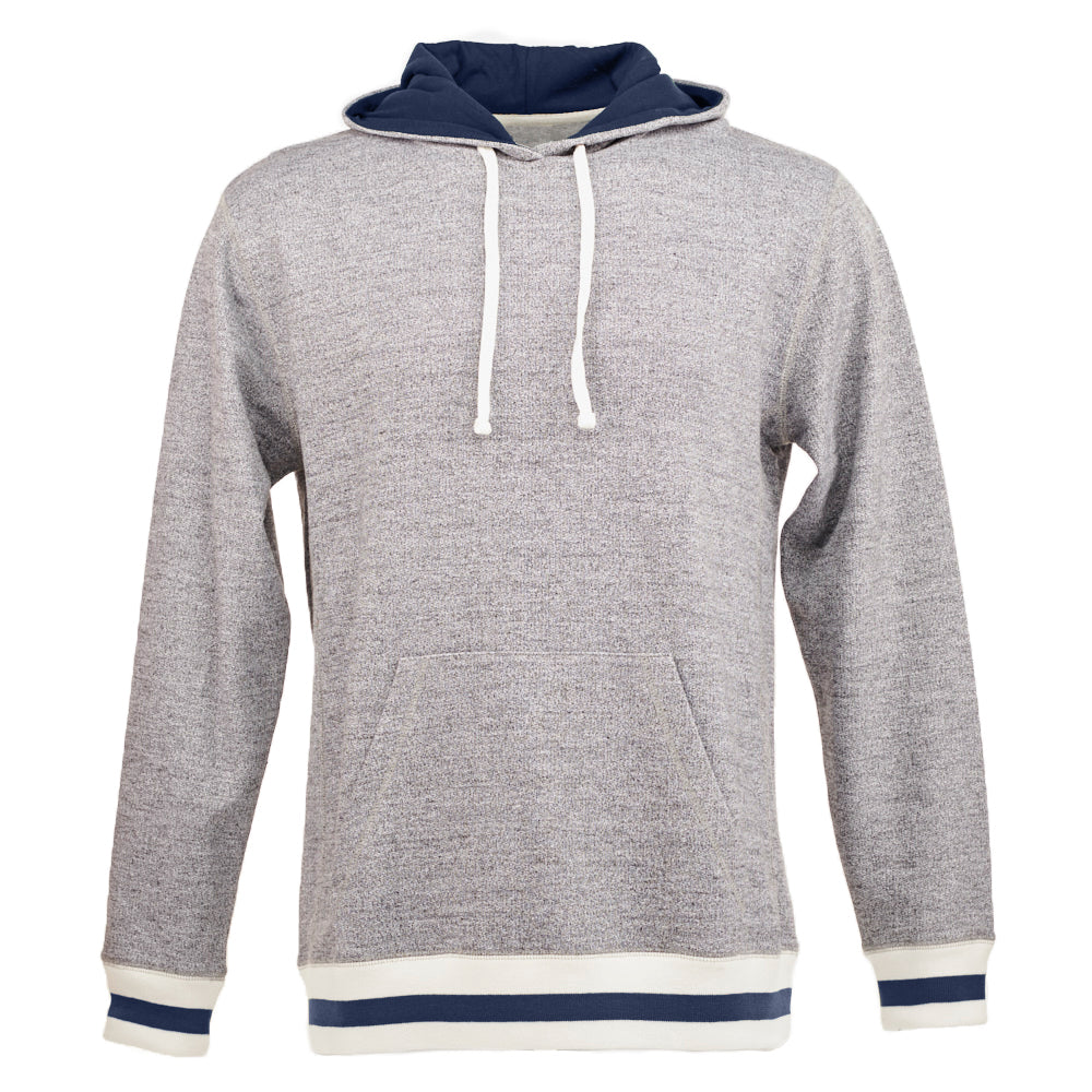 J. America Men's Peppered Fleece Hoodie 8701 Mens Apparel Sweatshirts & Fleece