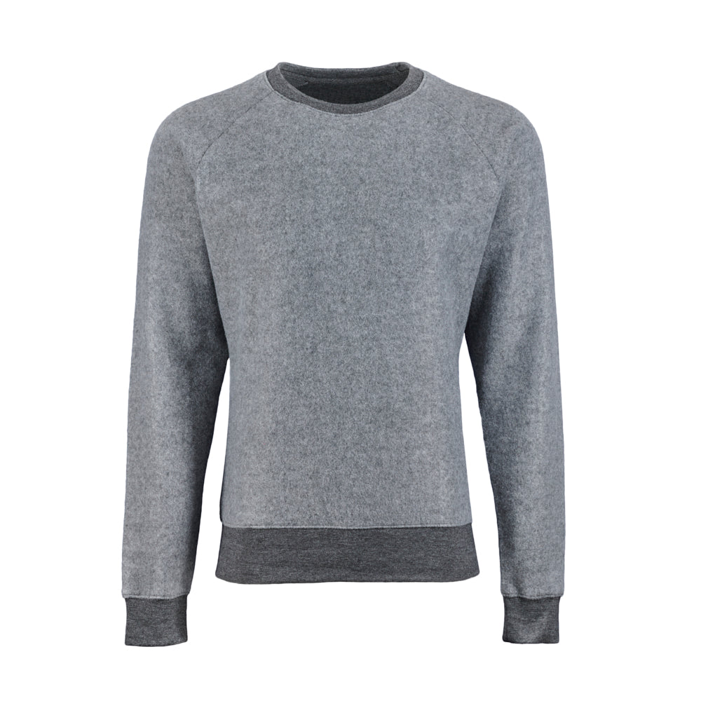 J. America Women's Flip Side Crew Neck Fleece 8710