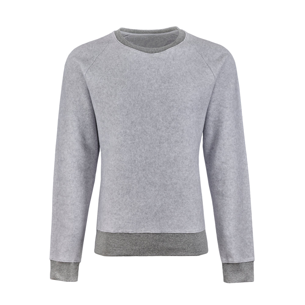 J. America Women's Flip Side Crew Neck Fleece 8710