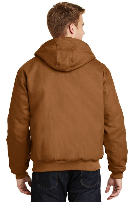 CornerStone Men's Duck Cloth Hooded Work Jacket Mens Apparel Workwear
