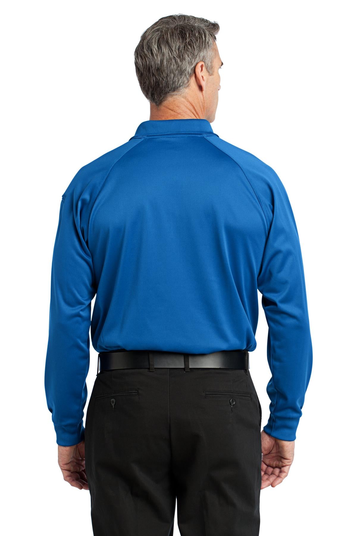 CornerStone Men's Select Long Sleeve Snag-Proof Tactical Polo. CS410LS Mens Apparel Shirts & Tops