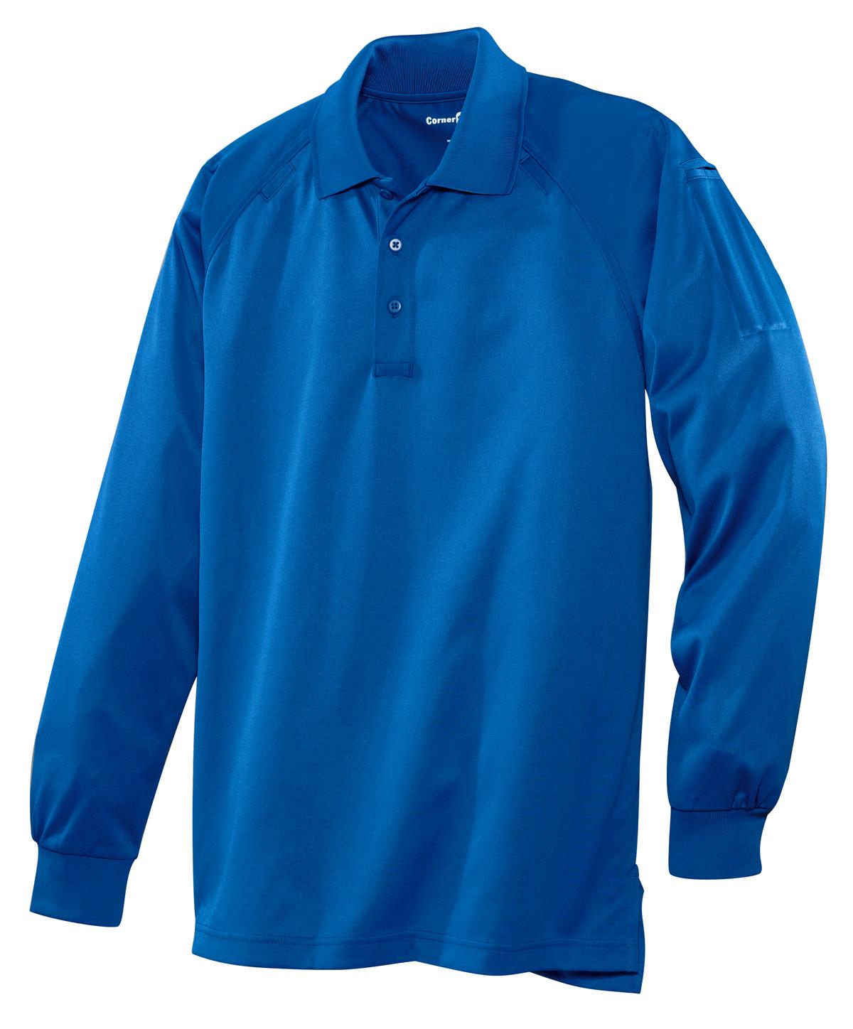 CornerStone Men's Select Long Sleeve Snag-Proof Tactical Polo. CS410LS Mens Apparel Shirts & Tops