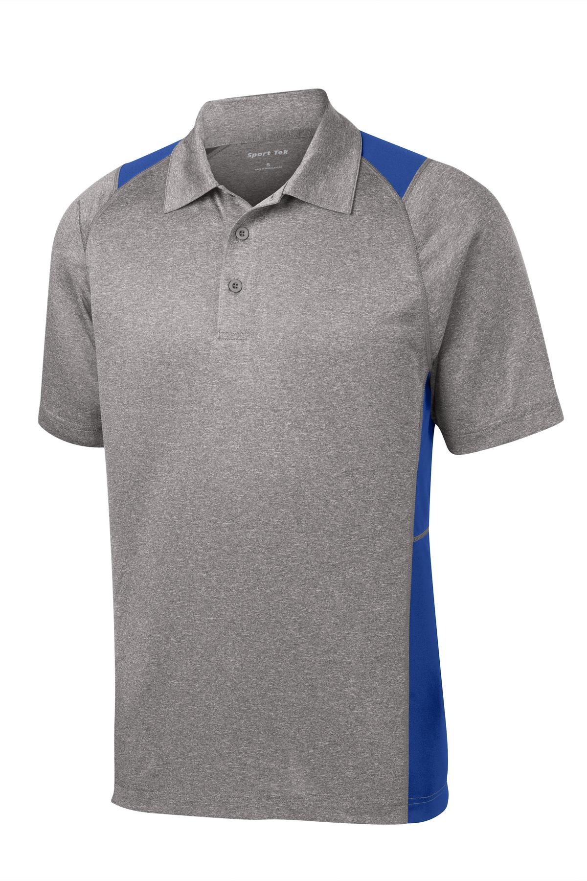 Sport-Tek Men's Heather Colorblock Contender Polo Mens Apparel Shirts & Tops