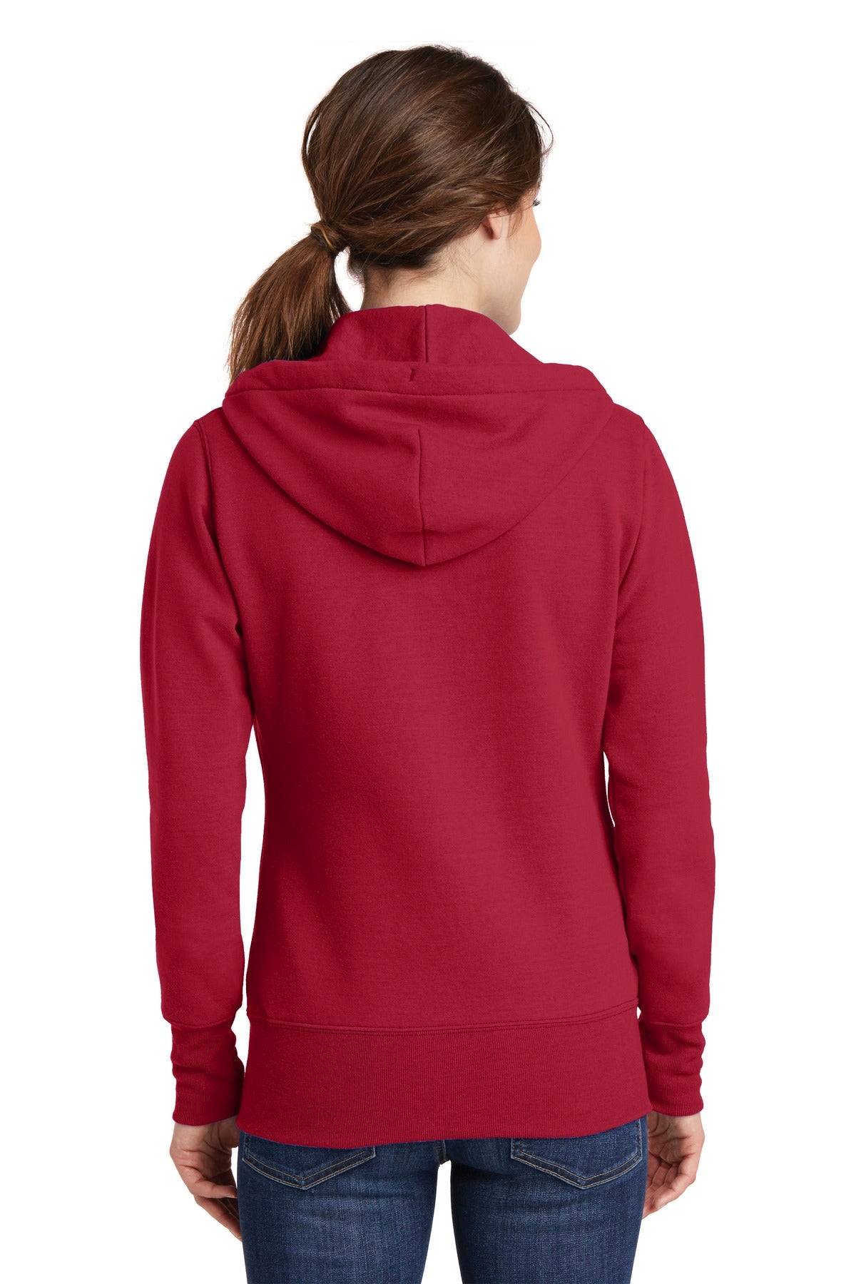 Port & Company Women's Core Fleece Full-Zip Hooded Sweatshirt Womens Apparel Sweatshirts & Fleece
