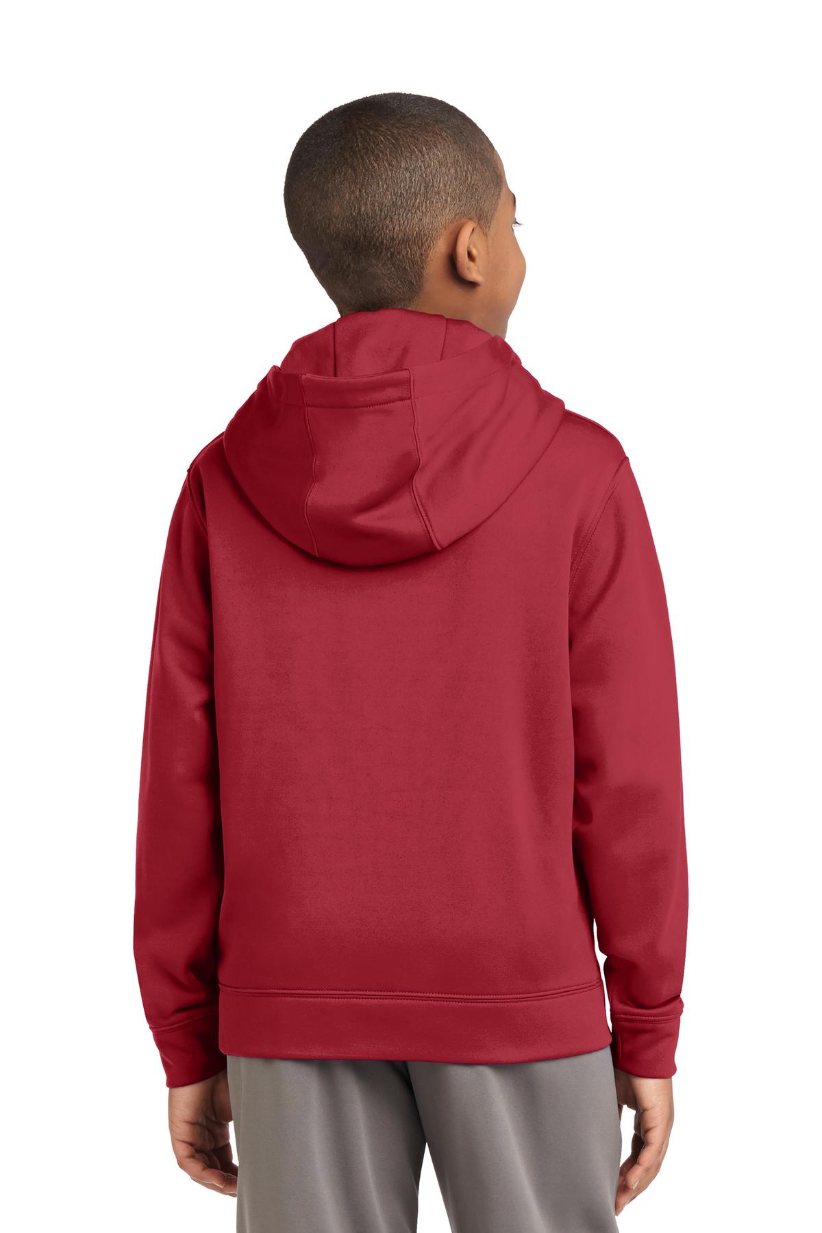 Sport-Tek Youth Sport-Wick Fleece Hooded Pullover YST244
