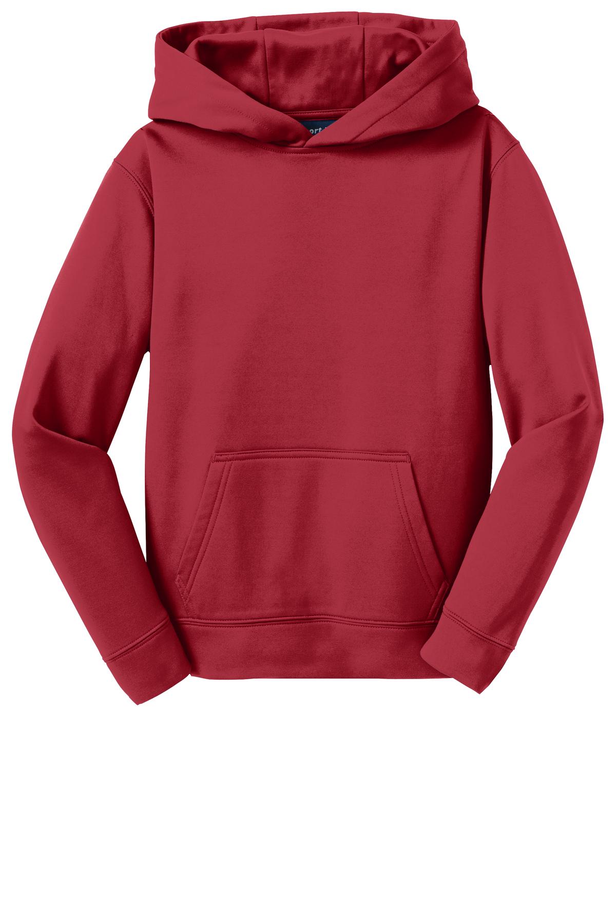 Sport-Tek Youth Sport-Wick Fleece Hooded Pullover YST244