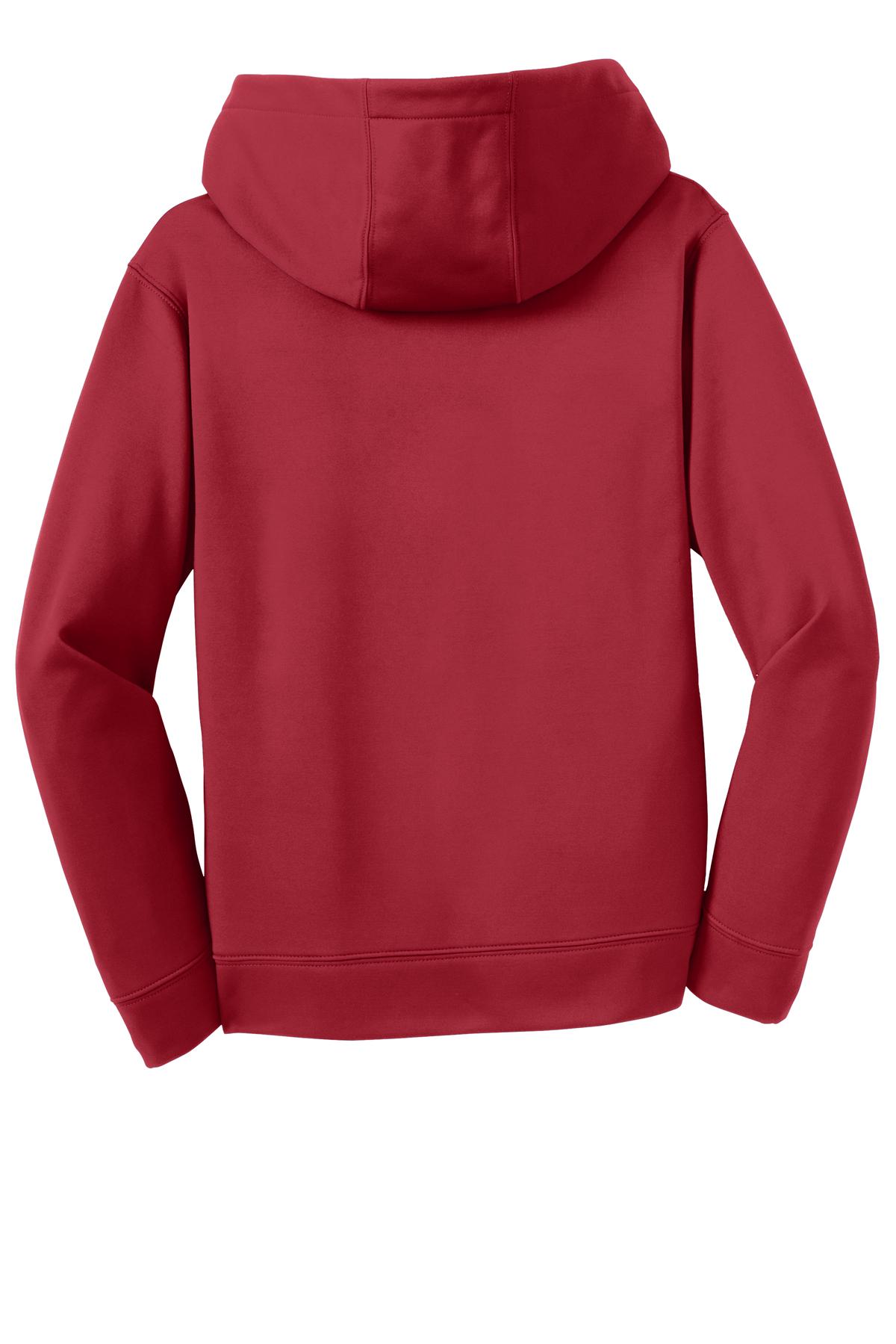 Sport-Tek Youth Sport-Wick Fleece Hooded Pullover YST244