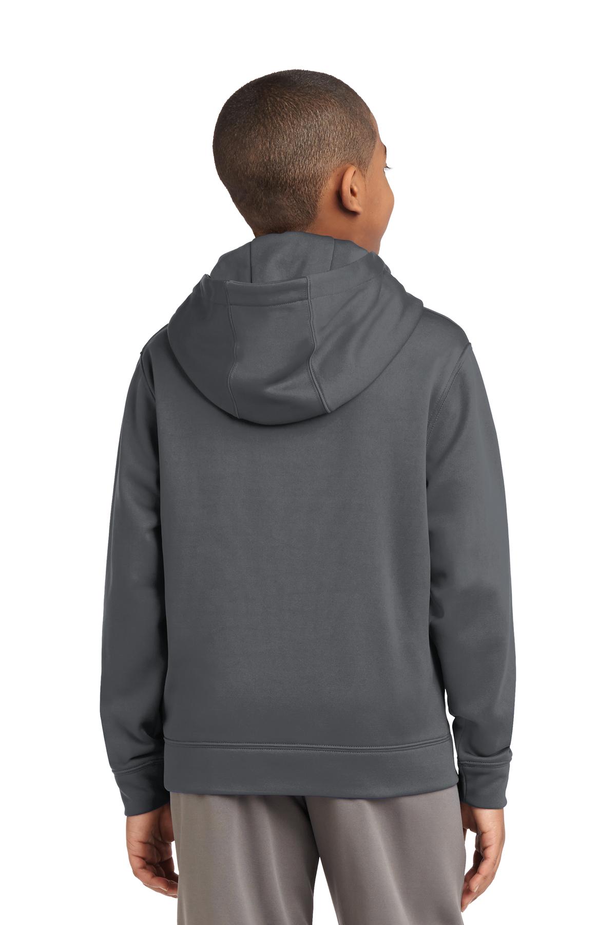 Sport-Tek Youth Sport-Wick Fleece Hooded Pullover YST244