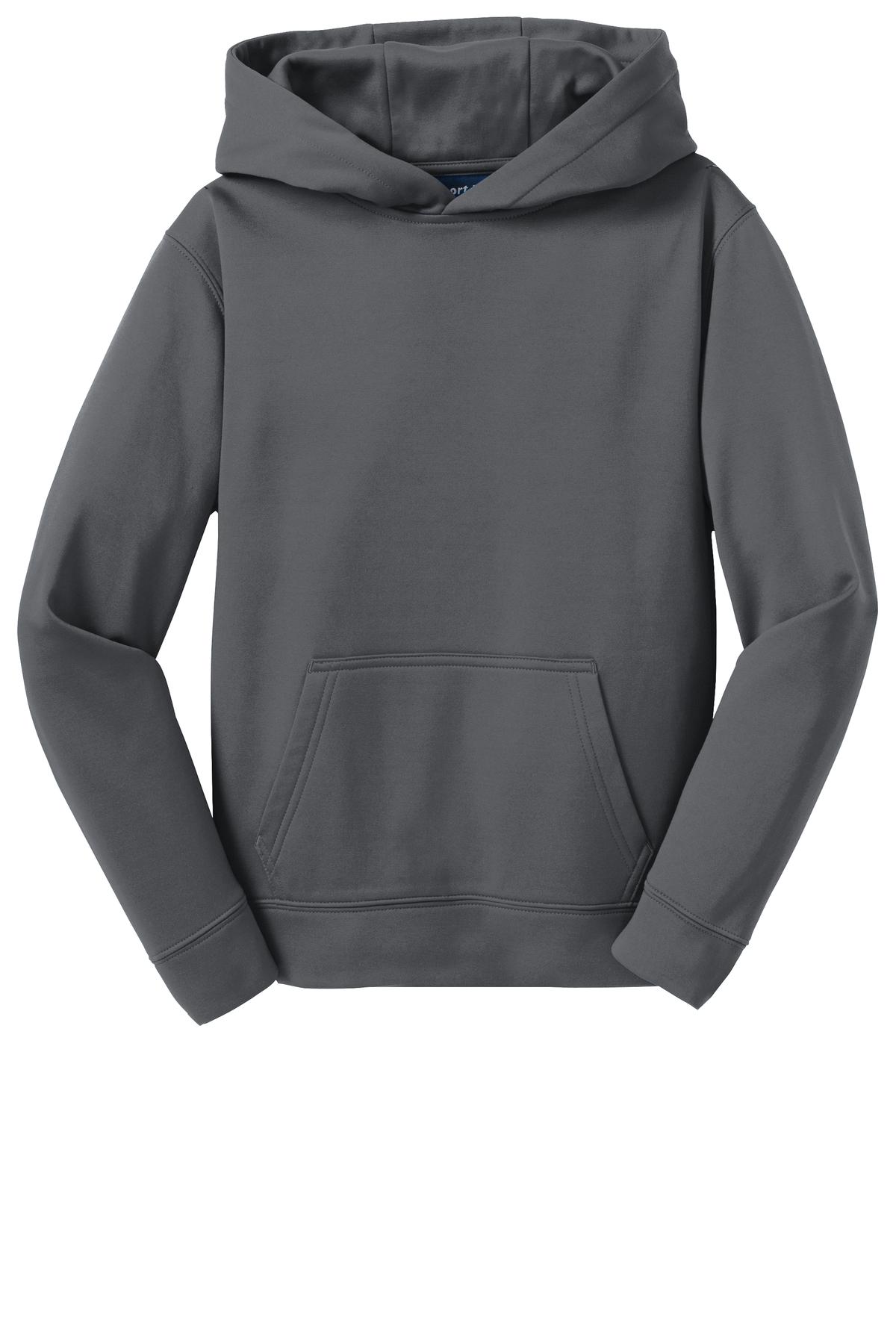 Sport-Tek Youth Sport-Wick Fleece Hooded Pullover YST244