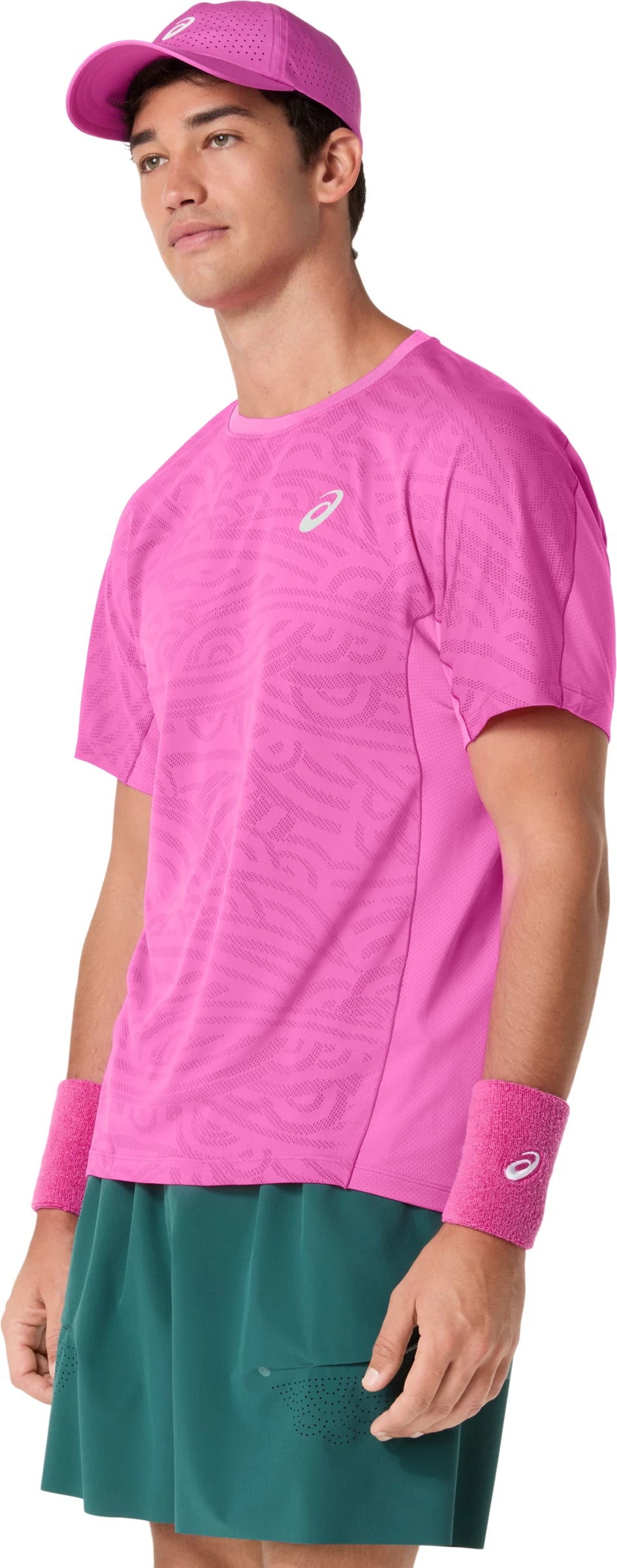 Asics Men's Match Jacquard Short Sleeve Top-3