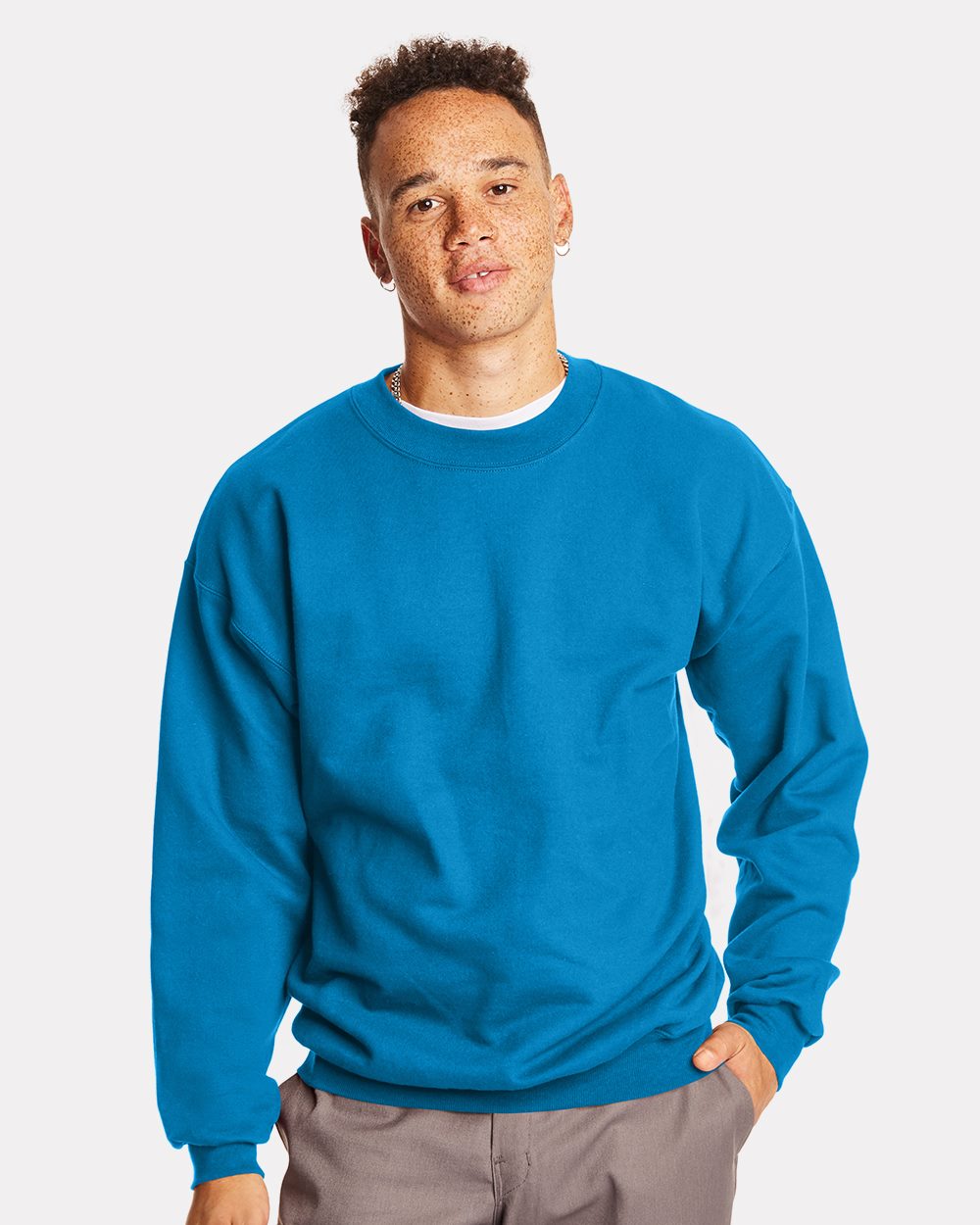 Hanes Men's Ultimate Cotton Crewneck Sweatshirt Mens Apparel Sweatshirts & Fleece