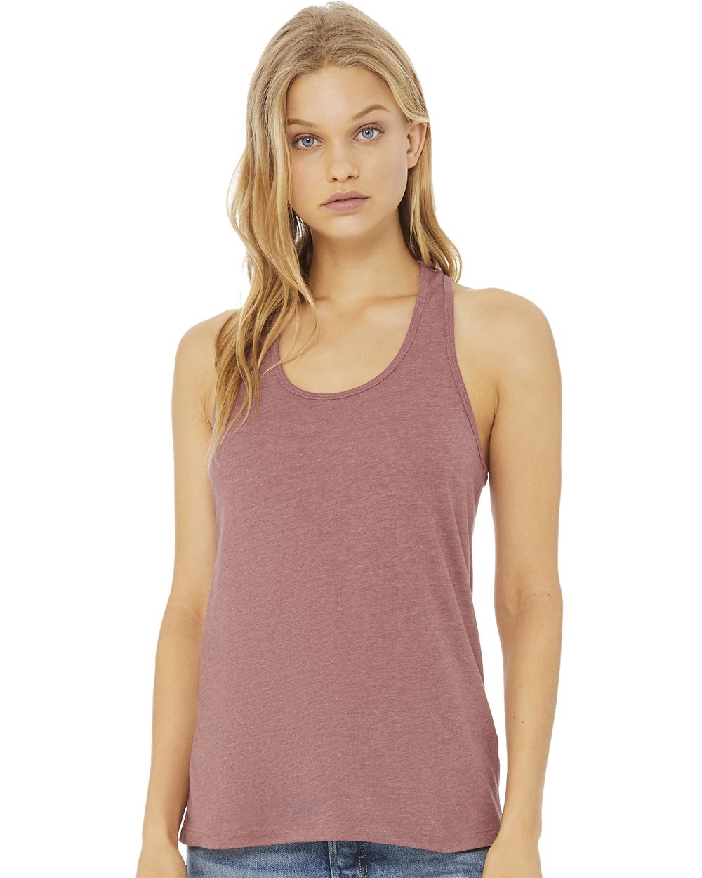 BELLA + CANVAS Women's Jersey Racerback Tank. BC6008 Womens Apparel Shirts & Tops