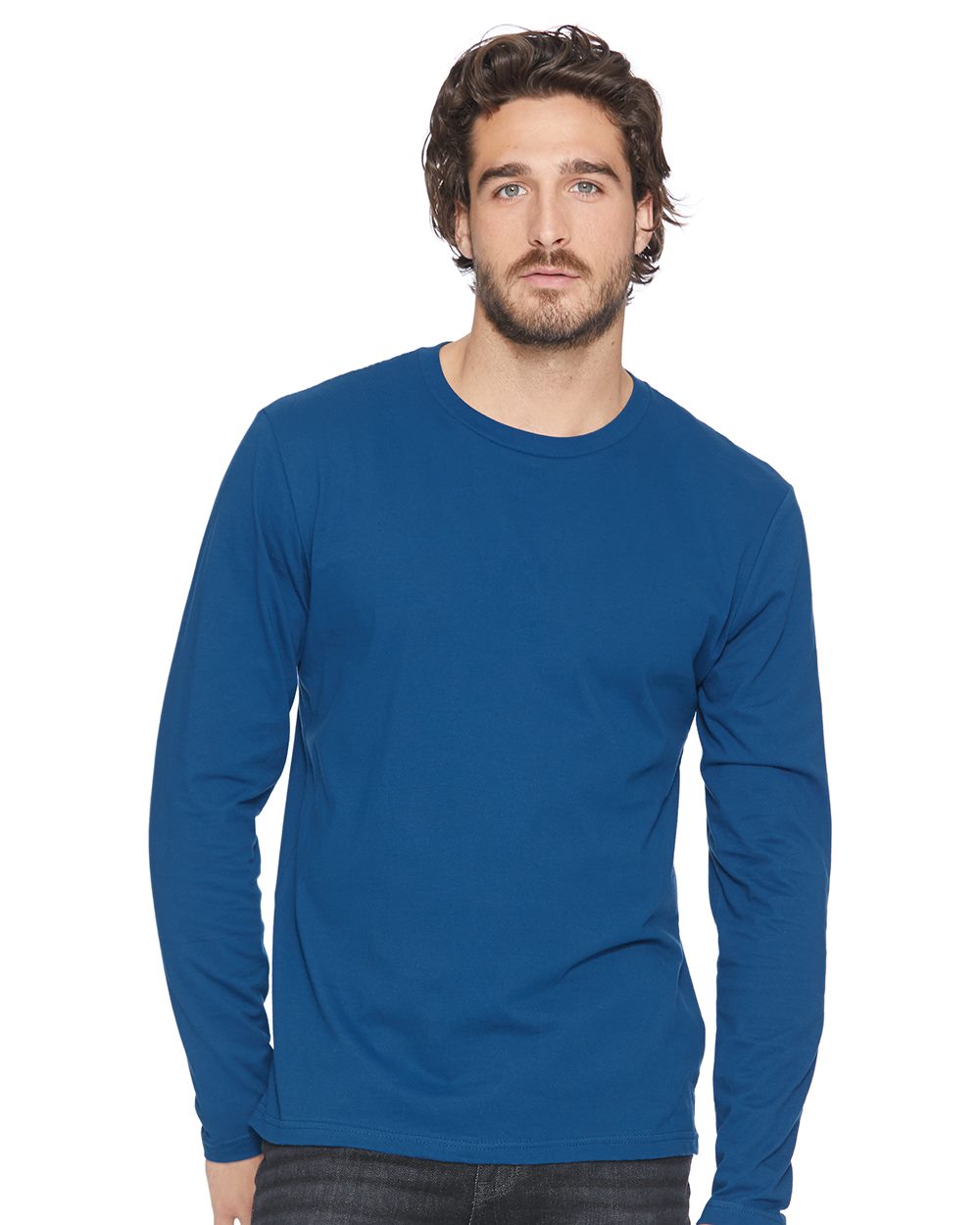 Next Level Men's Cotton Long Sleeve Tee. NL3601 Mens Apparel Shirts & Tops