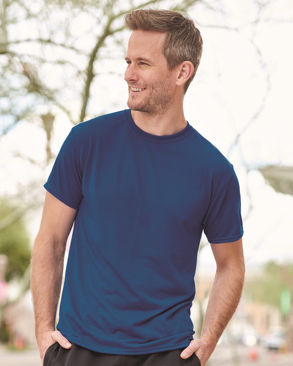 JERZEES Men's Dri-Power 100% Polyester T-Shirt 21M Mens Apparel Shirts & Tops