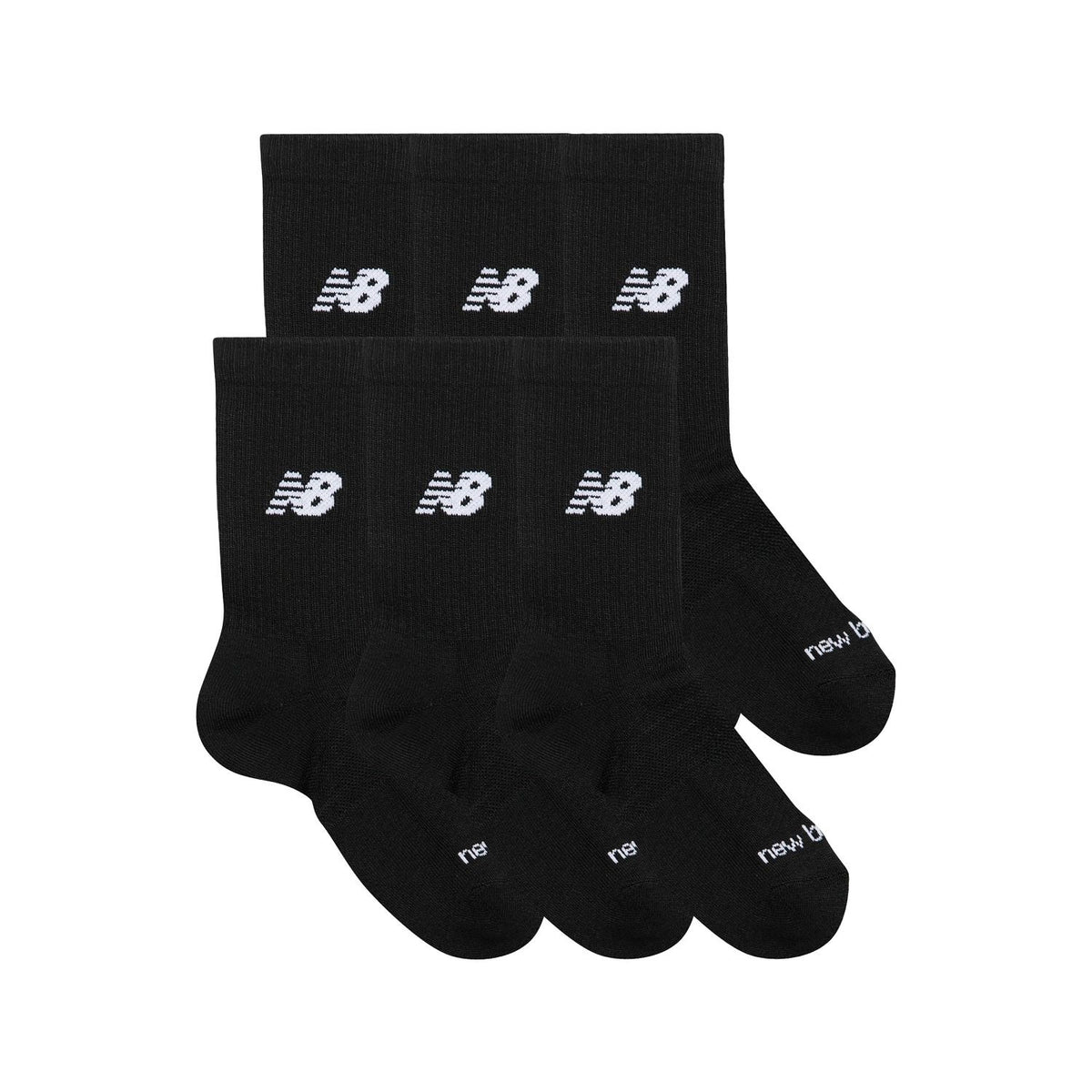 New Balance Daily Essentials Cushion Crew Socks 6 Pack-3