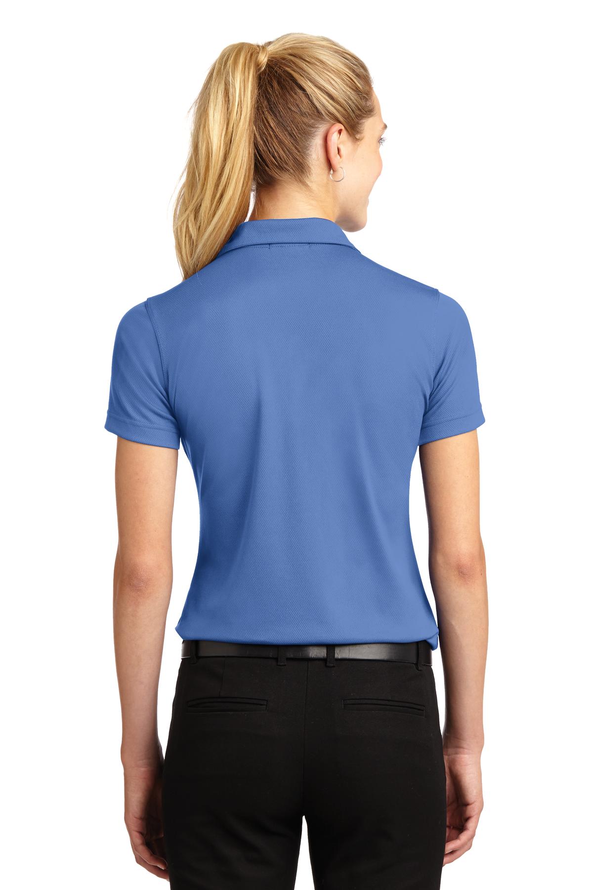Sport-Tek Women's Dri-Mesh V-Neck Polo L469 Womens Apparel Shirts & Tops
