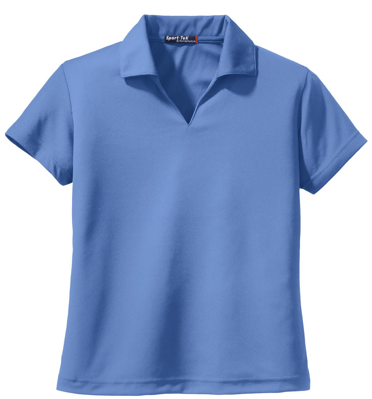 Sport-Tek Women's Dri-Mesh V-Neck Polo L469 Womens Apparel Shirts & Tops