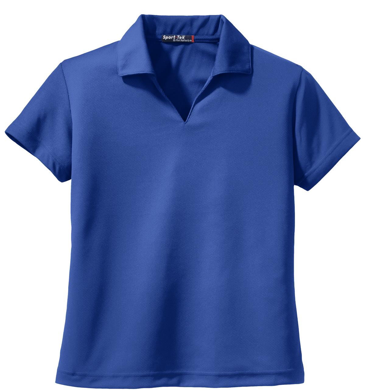 Sport-Tek Women's Dri-Mesh V-Neck Polo L469 Womens Apparel Shirts & Tops