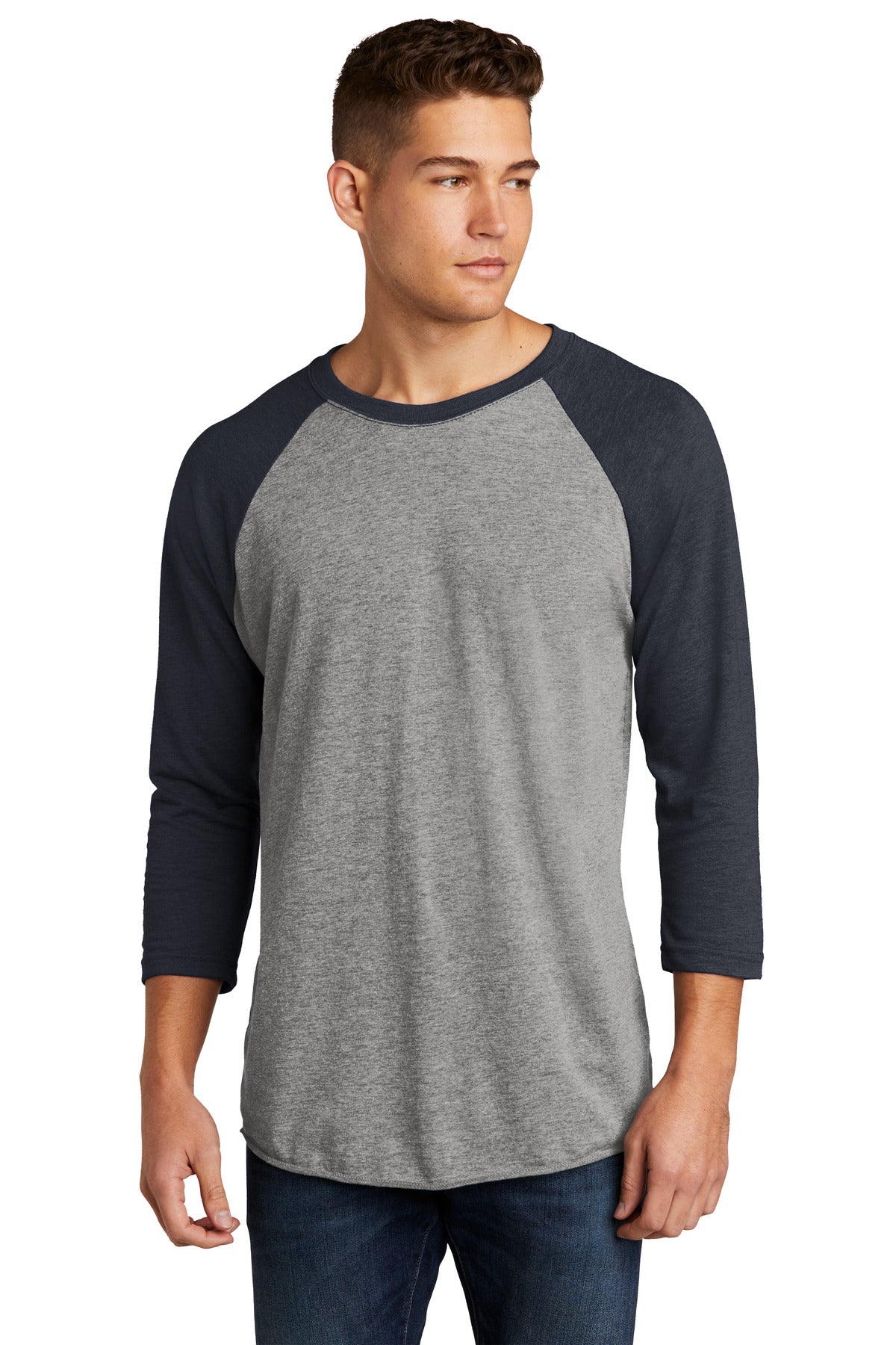 Next Level Unisex Tri-Blend 3/4-Sleeve Raglan Tee. Mens Apparel Shirts & Tops