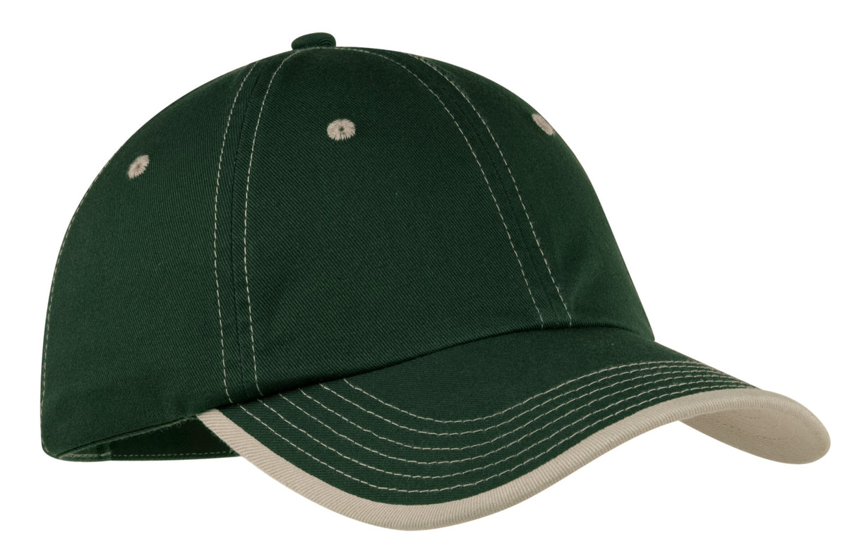 Port Authority Vintage Washed Contrast Stitch Cap-1