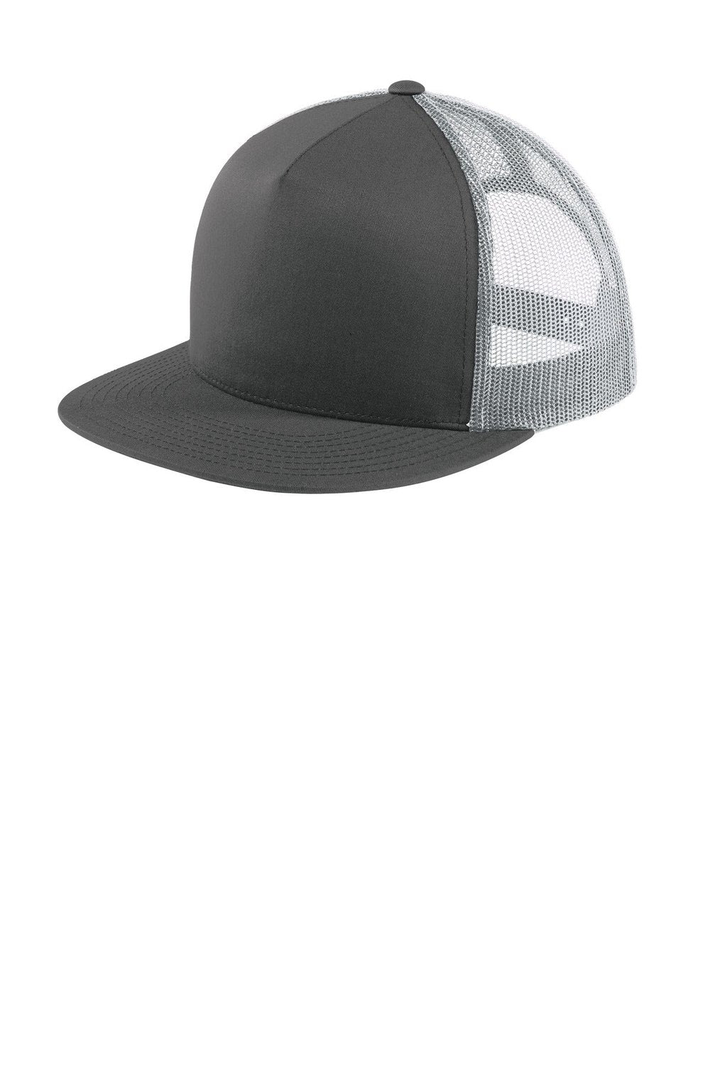 Sport-Tek Yupoong 5-Panel Classic Trucker Mesh Back Cap Unisex Accessories Hats & Caps