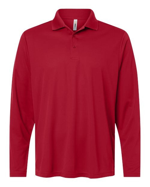 CORE365 Men's Nova Performance Long Sleeve Pique Polo-1