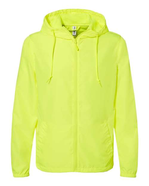 Independent Trading Co. Men's Lightweight Windbreaker Full-Zip Jacket Mens Apparel Jackets & Vests
