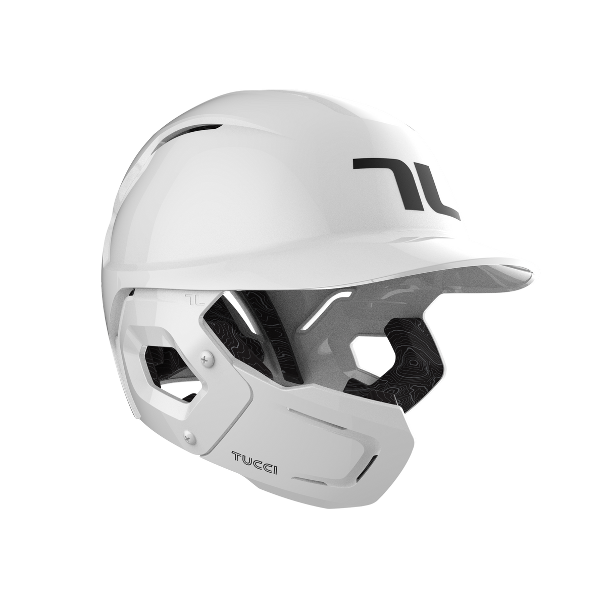 Tucci Potenza Baseball Batting Helmet With Jaw Guard