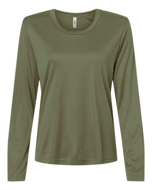 CORE365 Women's Capital Performance Long Sleeve T-Shirt-1