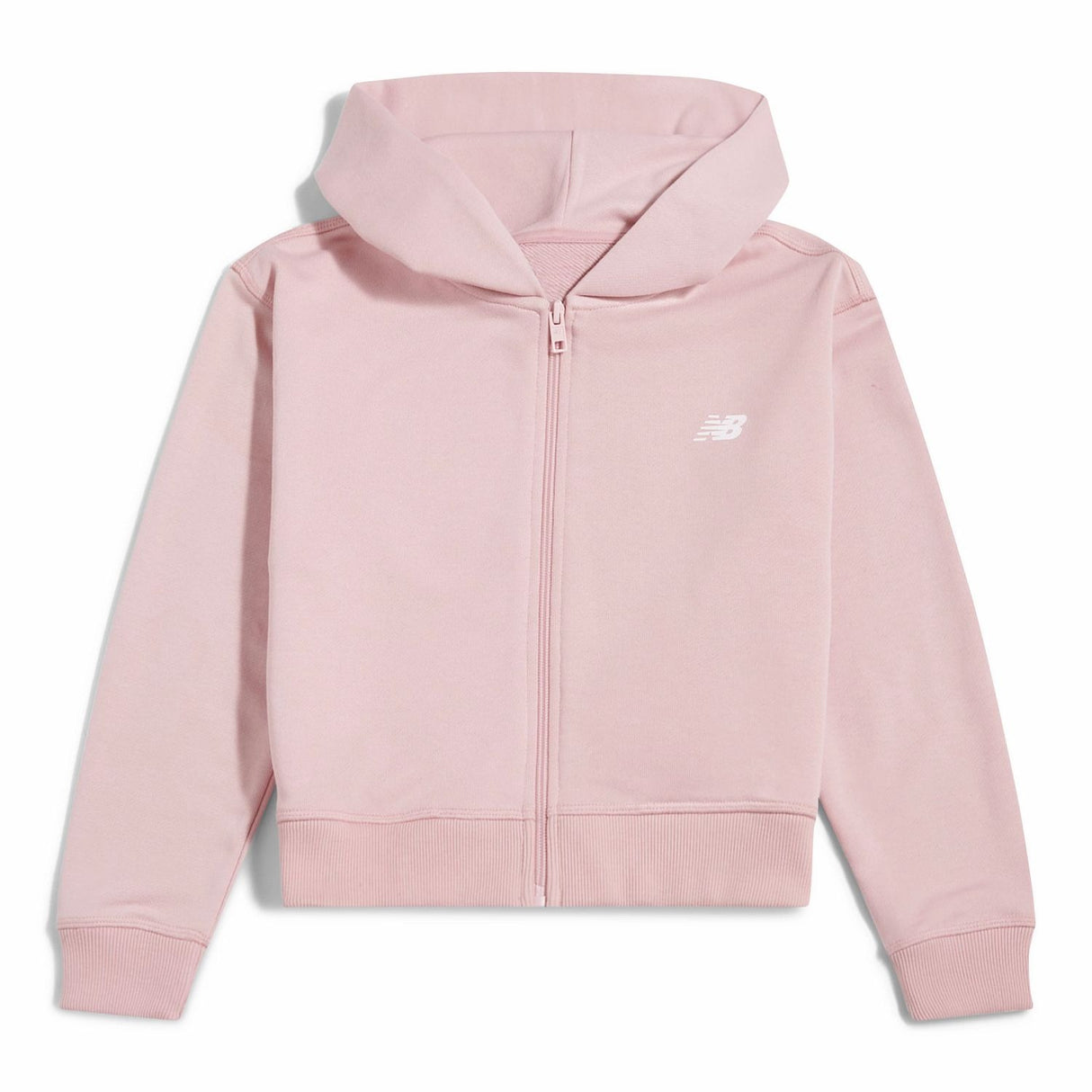 New Balance Girls' 9060 Graphic Cropped Zip Hoodie-8