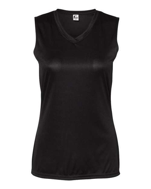 C2 Sport Women's Sleeveless V-Neck T-Shirt-1