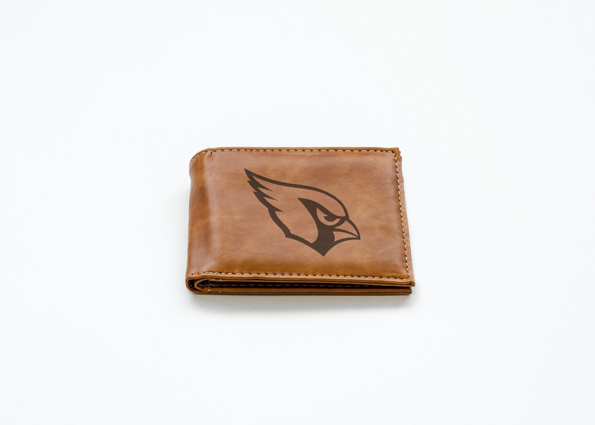 Rico Industries NFL Arizona Cardinals Laser Engraved Billfold Wallet-2