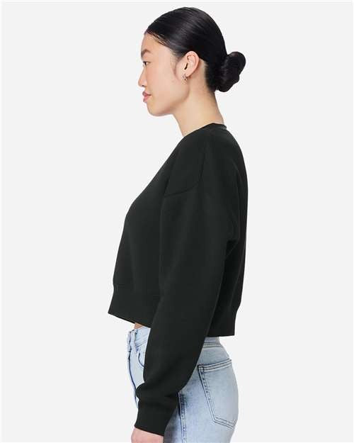 Lane Seven Women's Relaxed Cropped Crewneck Sweatshirt-4