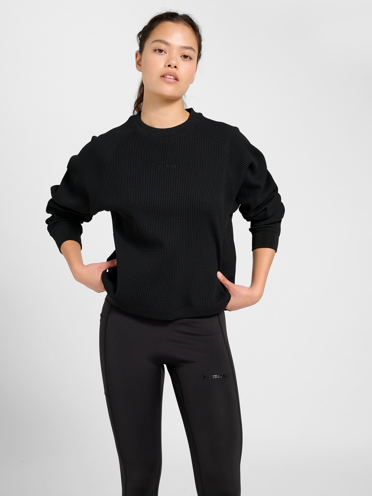 hummel Women's Soft Waffle Long Sleeve T-Shirt-5