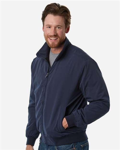 Weatherproof Men's Fleece Lined Microfiber Bomber Jacket-4