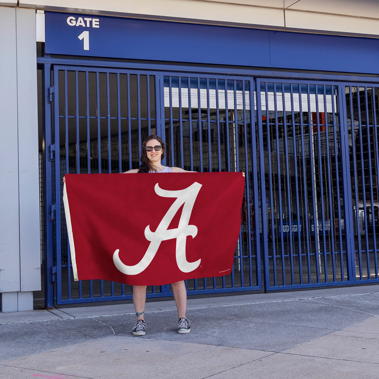 Rico Industries NCAA Alabama Crimson Tide Standard 3' x 5' Banner Flag-4