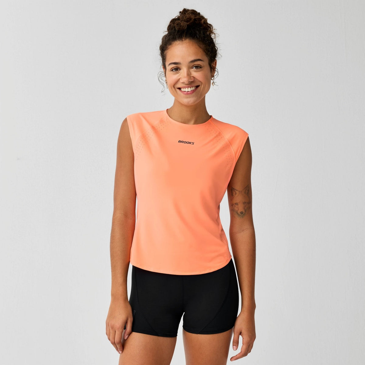 Brooks Women's Dash Cooling Short Sleeve Top-1