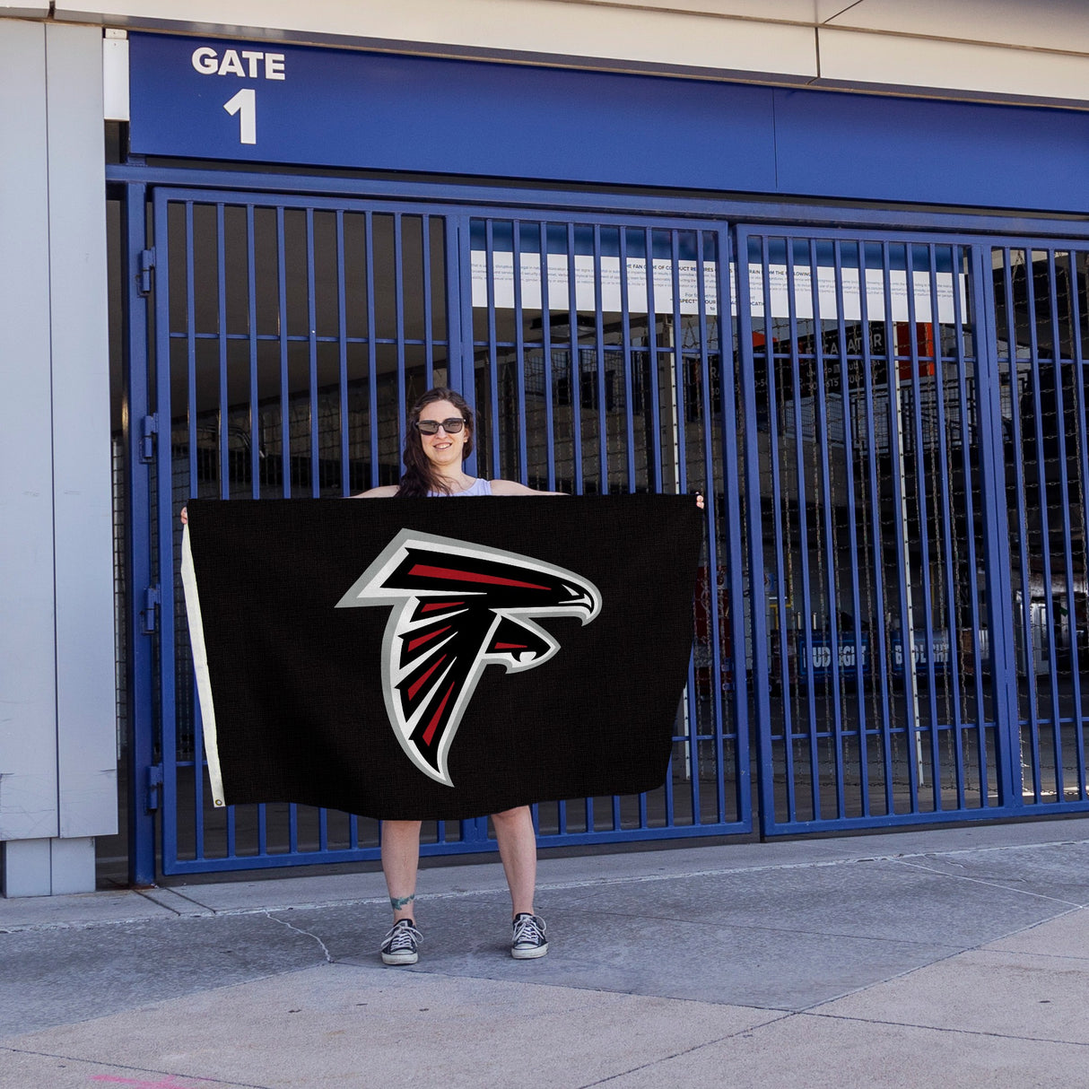 Rico Industries NFL Atlanta Falcons Standard 3' x 5' Banner Flag-4