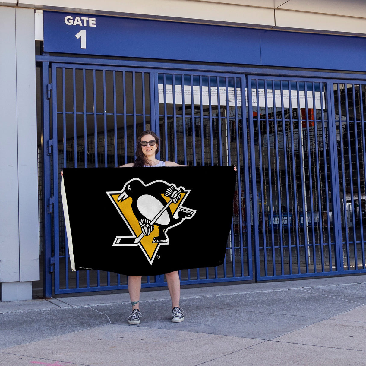 Rico Industries NHL Pittsburgh Penguins Standard 3' x 5' Banner Flag-4