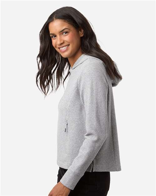 North End Women's Spirit Textured Hooded Pullover-4