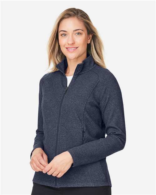 North End Women's Spirit Textured Full-Zip-4